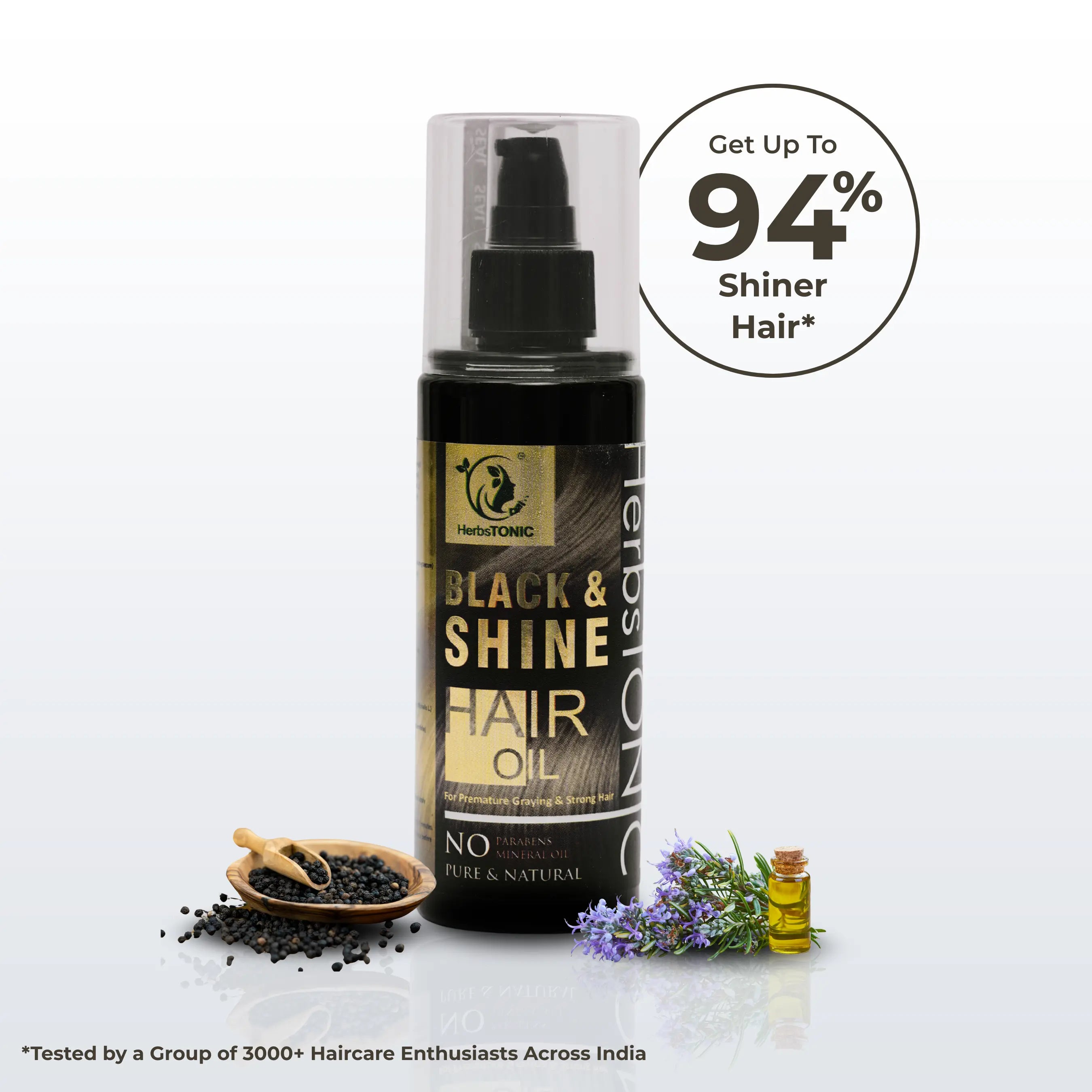 Herbstonic Hair Oil for Black Hair(200ml)