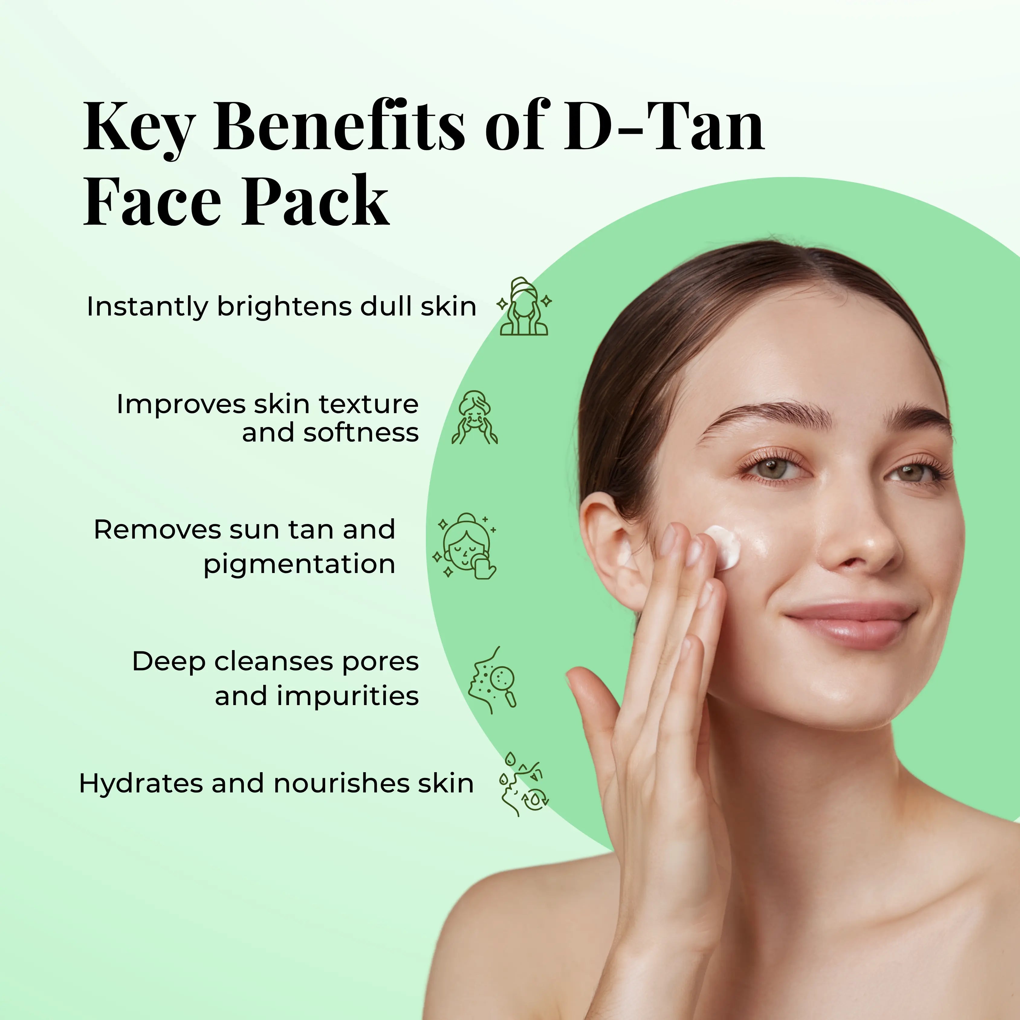 Herbstonic D-Tan Face Pack (200 gm)
