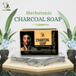 Herbstonic Charcoal Soap- Pack of 3(100gram each)