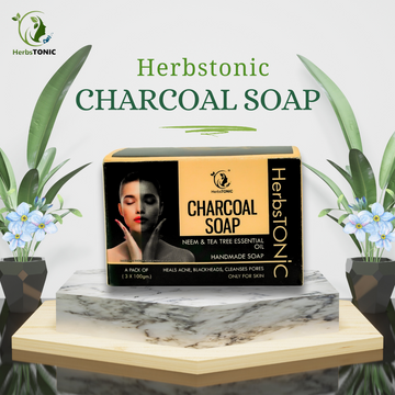 Herbstonic Charcoal Soap- Pack of 3