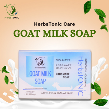 Herbstonic Goat Milk Soap- Pack of 3 ( 100gram each)