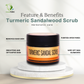 Herbstonic Turmeric Sandal Scrub(200gm)