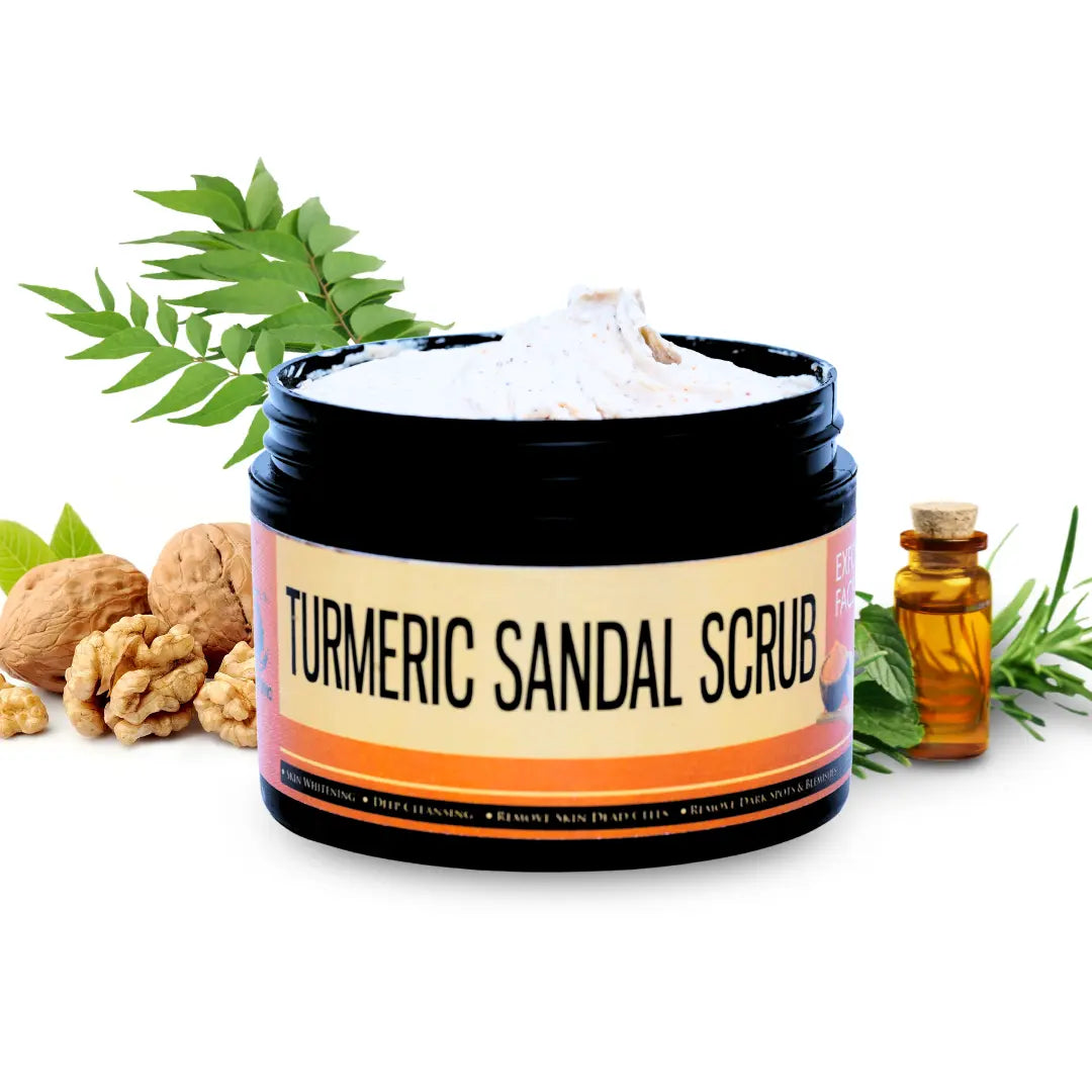Herbstonic Turmeric Sandal Scrub(200gm)
