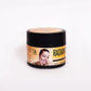 This image shows a container of radiant glow face pack by herbstonic. It is a natural product for skin with natural ingredients.