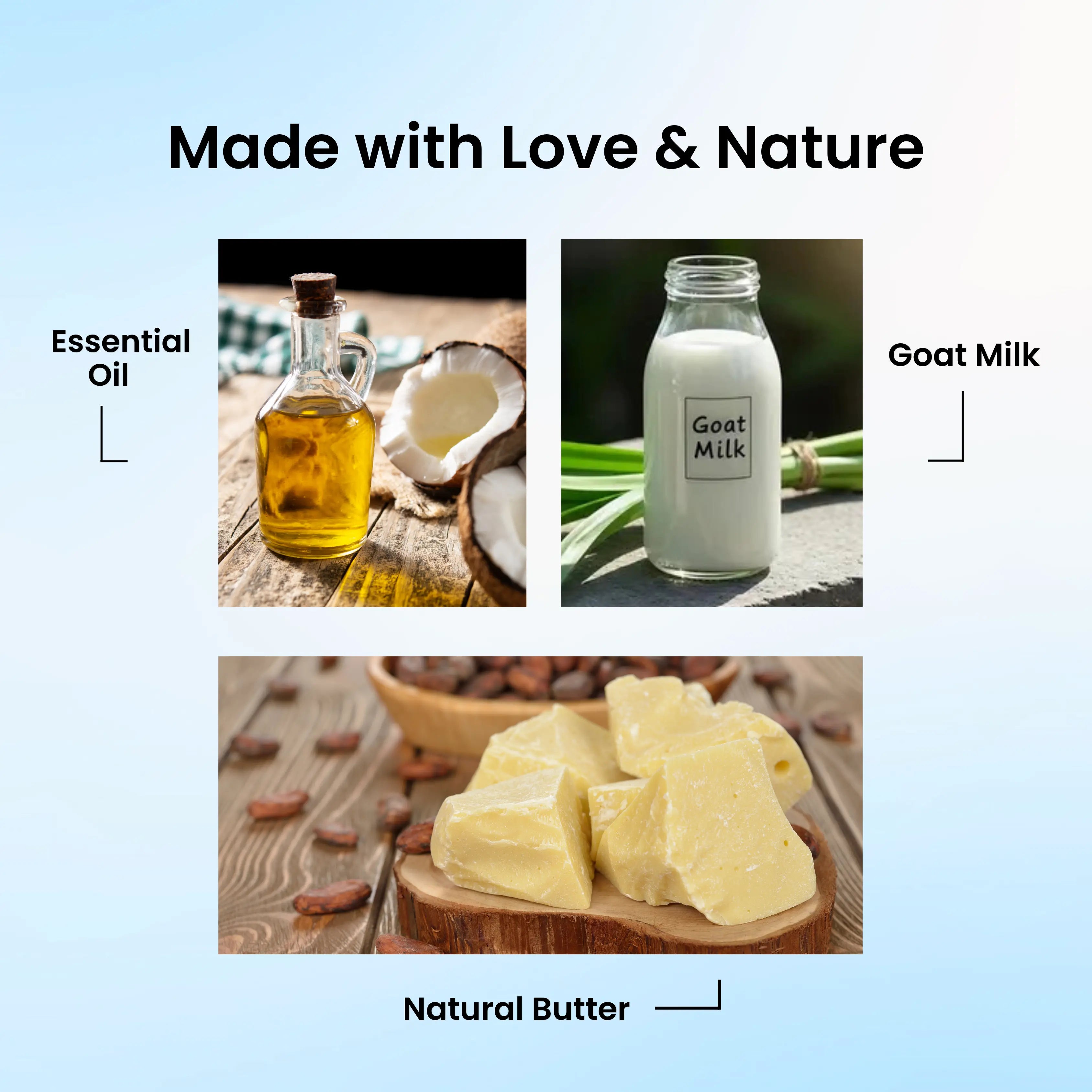 Herbstonic Goat Milk Soap- Pack of 3 (100gram each)